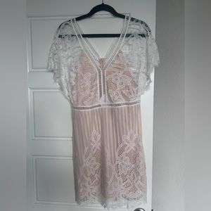 White lace dress